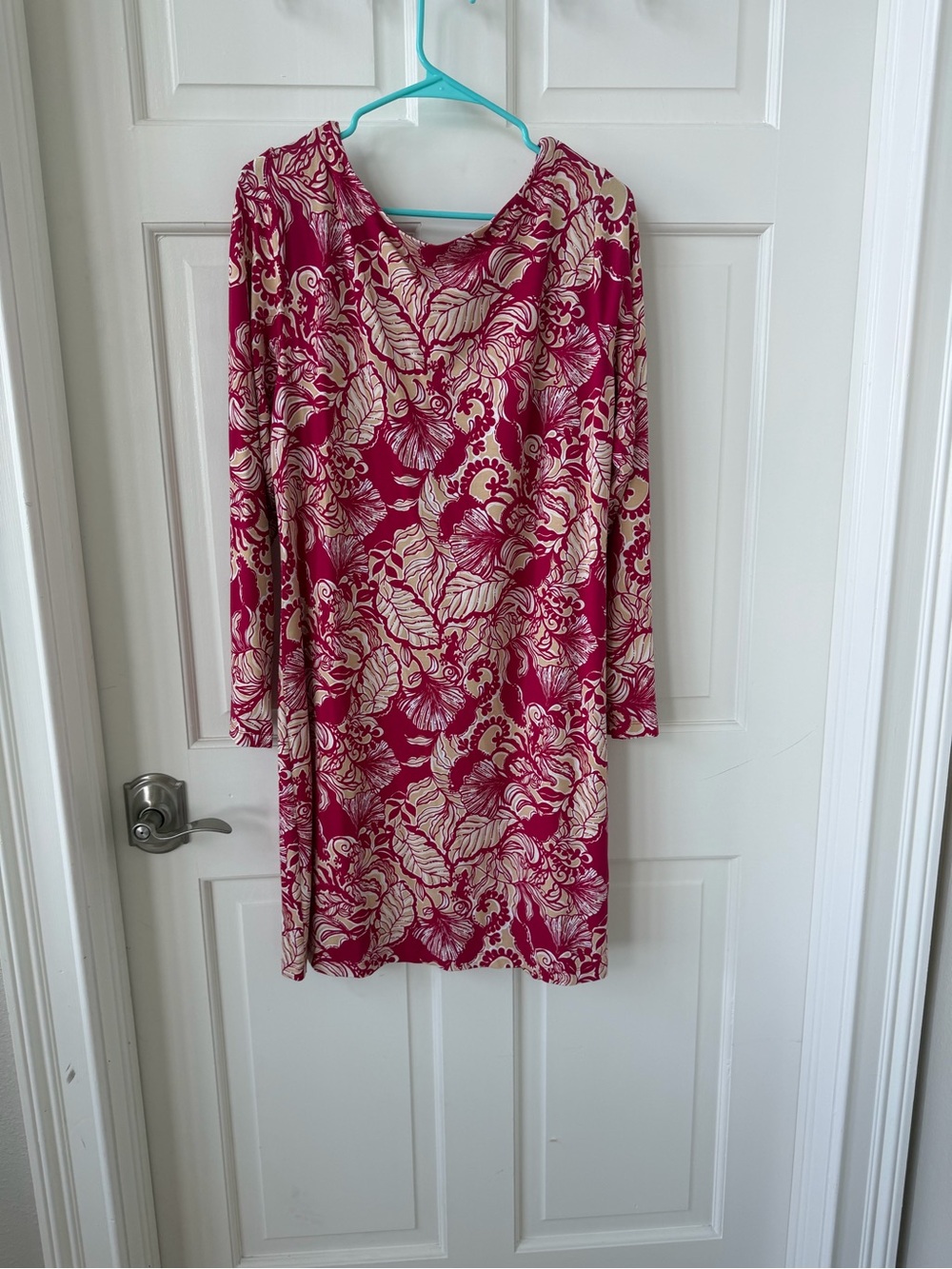 Lilly Pulitzer XL Red and gold dress